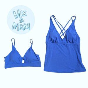 Periwinkle Textured Bikini Tops Duo To Mix & Match! Size Small